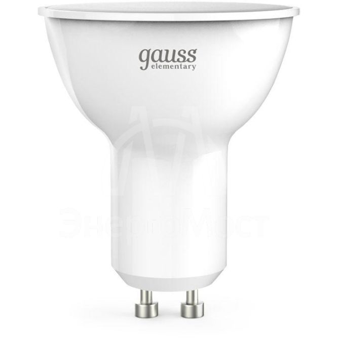 Лампа светодиодная Elementary 11Вт MR16 4100К нейтр. бел. GU10 850лм GAUSS 13621
