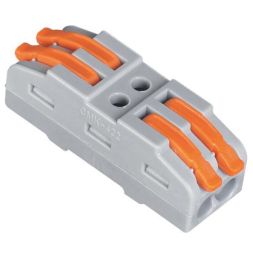 Клемма монтажная СМК PTC-2P 4222 450В 32А 0.08-2.5(4.0)кв.мм JazzWay 5073920