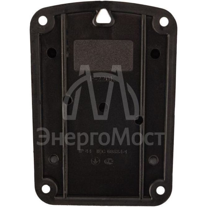 Розетка штепсельная влагозащ. стационарная угловая ОУ 16А IP44 230В 2P+PE каучук PROCONNECT 111-127-4