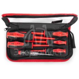 Набор диэлектрических отверток &amp;quot;Профи&amp;quot; НИО-06 КВТ 78617