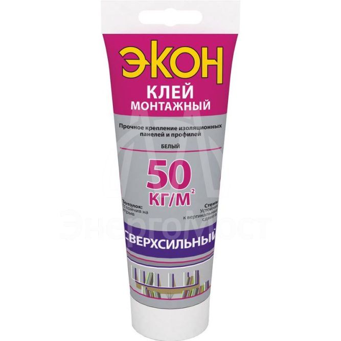 Клей монтажный &amp;quot;ЭКОН Сверхсильный&amp;quot; туба 200г Момент Б0023010