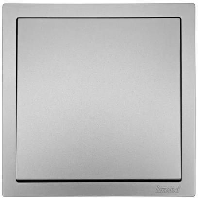 Выключатель 1-кл. СП ZIMA IP20 10А безвинт. зажим сер. матов. LEZARD 704-7488-100QC