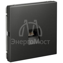 Розетка компьютерная ArtGallery RJ45 кат.5E механизм базальт SE GAL001483