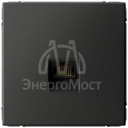 Розетка компьютерная ArtGallery RJ45 кат.5E механизм базальт SE GAL001483