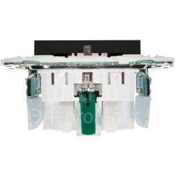 Розетка SKANDY 16А с заземл. защ. штроки б/к SK-R06Bl черн. IEK SK-R14-16-1-K02