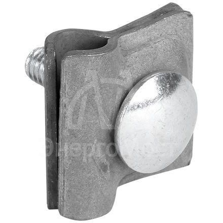 Зажим прута универсальный малый (пластина 30х30мм) HZ EKF lp-51510