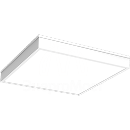 Светильник светодиодный C070/U 595х595х68 35Вт/36Вт 4000К IP54 медицинский встраив. накладной с опаловым рассеив. VARTON V1-C0-00080-20000-5403640