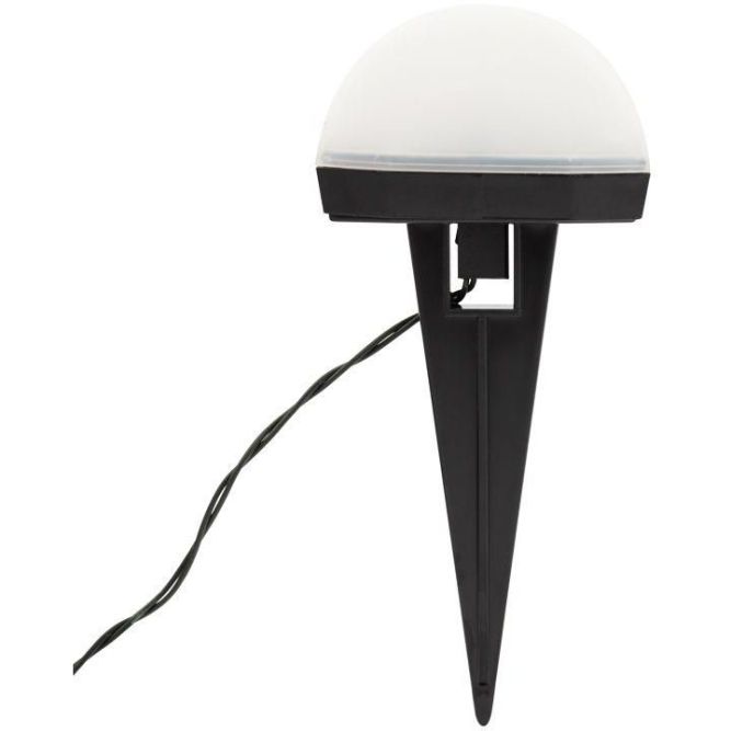 Светильник светодиодный Каскад Взлетная Полоса 3.8м IP65 садовый с выносной солнечн. панелью 2м и аккумулятором монтаж в грунт холод. бел. Lamper 602-244