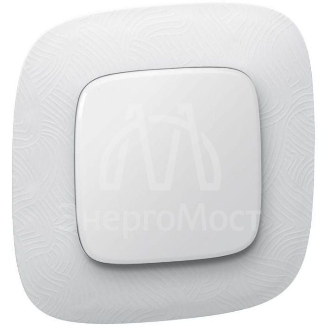 Панель лицевая Valena Allure для 1-кл. выкл. бел. Leg 755005