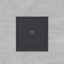 Розетка телевизионная проходная TV KANT черн. уголь DKC 7012513