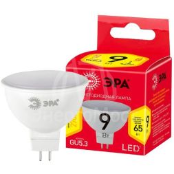 Лампа светодиодная RED LINE LED MR16-9W-827-GU5.3 R 9Вт софит тепл. бел. свет Эра Б0054239