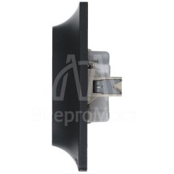 Розетка 2-м Glossa 16А с заземл. в сборе антрацит SchE GSL000724