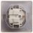 Розетка 1-м СП Glossa 16А IP44 с защ. крышкой защ. шторки с заземл. в сборе бел. SchE GSL000148