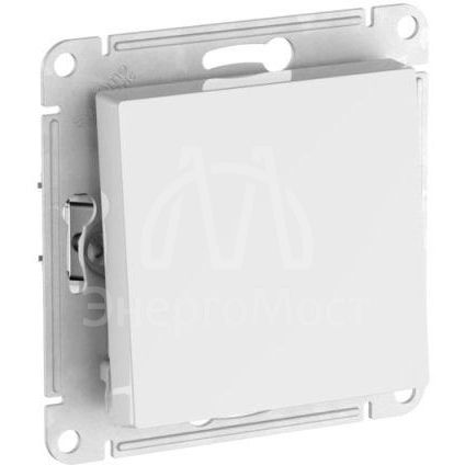 Переключатель 1-кл. AtlasDesign (сх. 6) 10AX быстрозажим. клем. механизм бел. SE ATN000161S