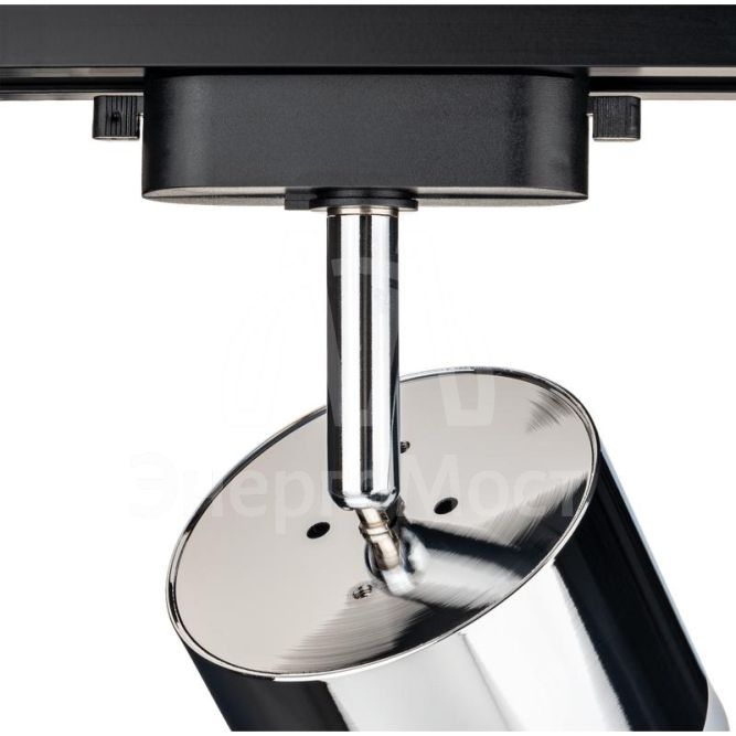 Светильник трековый ARTLINE поворотный 85х85х70мм GX53 230В алюм./пластик. 4кв.м хром. Ritter 59863 7