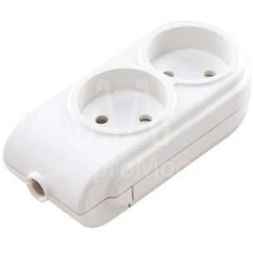 Колодка удлинителя 2-м без заземл. защ. шторки Makel N2010000