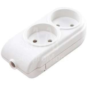 Колодка удлинителя 2-м без заземл. защ. шторки Makel N2010000