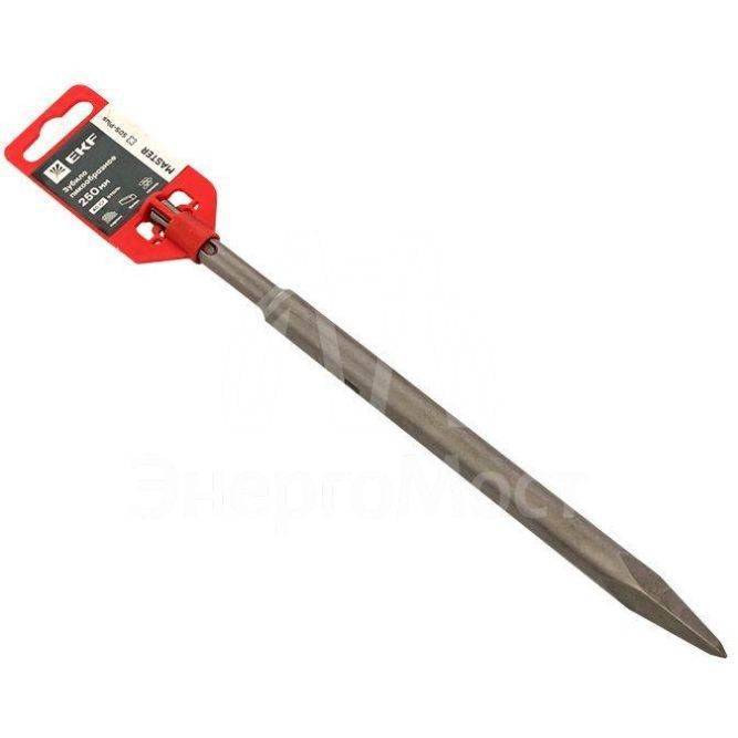 Зубило пикообразное SDS-plus 250мм Master EKF ch-14-250-ms