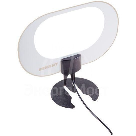 Антенна ТВ комнатная &amp;quot;АКТИВНАЯ&amp;quot; для цифрового телевидения DVB-T2 Ag-713 Rexant 34-0713