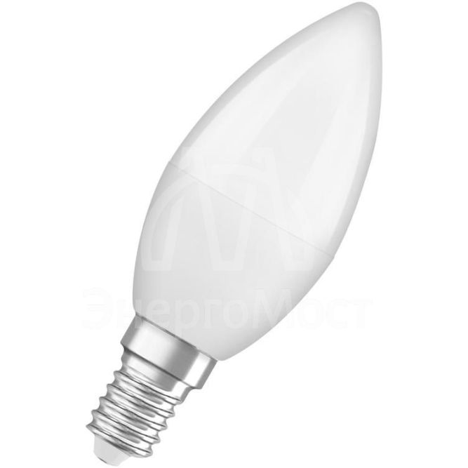 Лампа светодиодная LED Antibacterial B 5.5Вт (замена 50Вт) матовая 2700К тепл. бел. E14 470лм угол пучка 220град. 220-240В бактерицид. покр. OSRAM 4058075561373