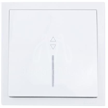 Выключатель проходной 1-кл. с индик. СП ZIMA IP20 10А безвинт. зажим бел. LEZARD 704-0288-114QC