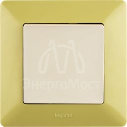 Механизм выключателя 1-кл. СП Valena Life 10А IP20 250В 10AX с лиц. панелью безвинт. зажимы сл. кость Leg 752501