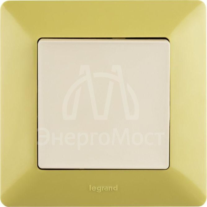 Механизм выключателя 1-кл. СП Valena Life 10А IP20 250В 10AX с лиц. панелью безвинт. зажимы сл. кость Leg 752501