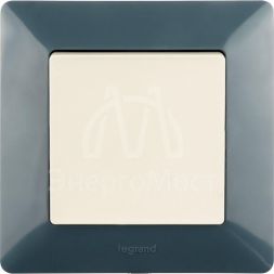 Механизм выключателя 1-кл. СП Valena Life 10А IP20 250В 10AX с лиц. панелью безвинт. зажимы сл. кость Leg 752501