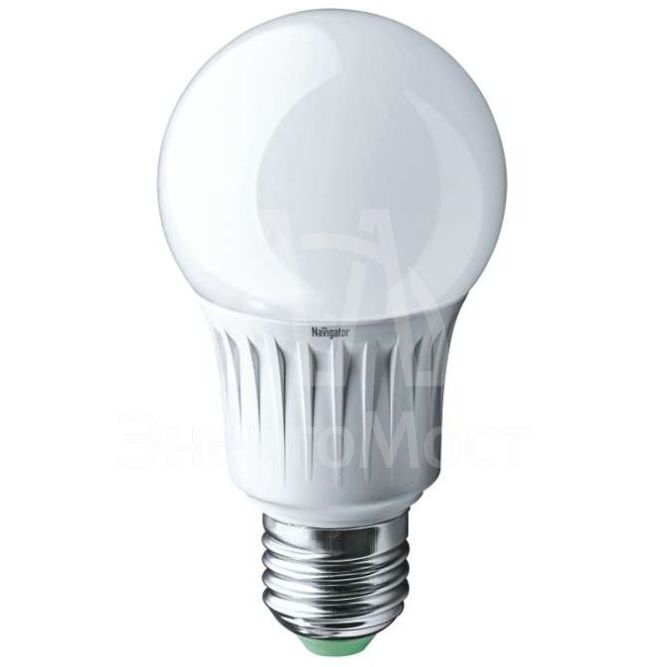 Лампа светодиодная 94 385 NLL-A60/A55-7-230-2.7K-E27 7Вт грушевидная 2700К тепл. бел. E27 525лм 220-240В Navigator 94385