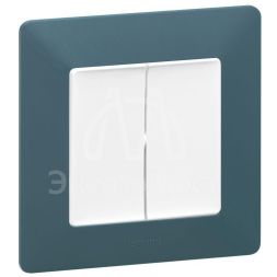 Механизм переключателя 2-кл. СП Valena In&#039;matic 10А IP20 250В безвинт. зажимы сер. Leg 752028