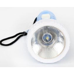 Фонарь 828-TH (1LED 1 режим 3хAG10; блист-пакет; голуб.) Ultraflash 12395
