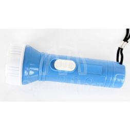 Фонарь 828-TH (1LED 1 режим 3хAG10; блист-пакет; голуб.) Ultraflash 12395