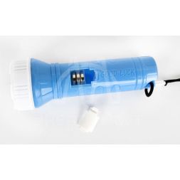 Фонарь 828-TH (1LED 1 режим 3хAG10; блист-пакет; голуб.) Ultraflash 12395