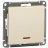 Выключатель 1-кл. СП W59 10А IP20 10AX с подсветкой механизм сл. кость SE VS110-153-2-86