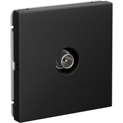 Розетка телевизионная оконечная TV ArtGallery 1дБ механизм карбон SE GAL001091