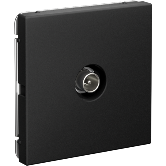 Розетка телевизионная оконечная TV ArtGallery 1дБ механизм карбон SE GAL001091