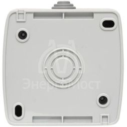 Выключатель 1-кл. ОП Мурманск 10А IP54 с индикатором сер. EKF EFV10-121-30-54