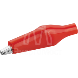 Зажим &amp;quot;крокодил&amp;quot; 5А 80 872 OAC-5A-40-R25 красн. ОНЛАЙТ 80872