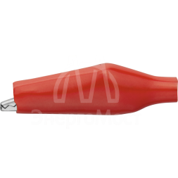 Зажим &amp;quot;крокодил&amp;quot; 5А 80 872 OAC-5A-40-R25 красн. ОНЛАЙТ 80872