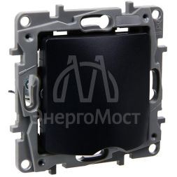 Вывод кабеля Etika IP21 антрацит Leg 672629