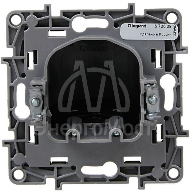 Вывод кабеля Etika IP21 антрацит Leg 672629