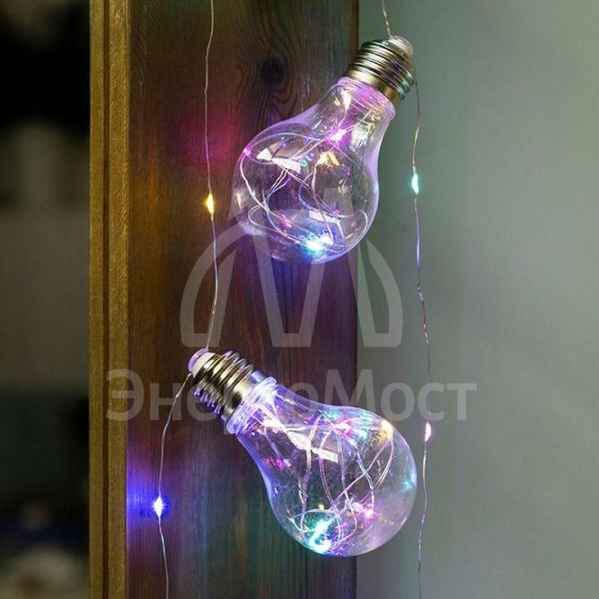 Гирлянда светодиодная &amp;quot;Ретро-лампы&amp;quot; 3м мультиколор Neon-Night 303-079