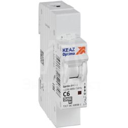 Выключатель автоматический модульный OptiDin BM63-1C6-4.5-УХЛ3 КЭАЗ 326792