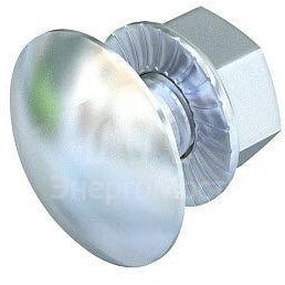 Комплект креп. M6х12 FRSB 6х12 VZ G (болт плос/гол.+гайка с насеч.) OBO 6406130