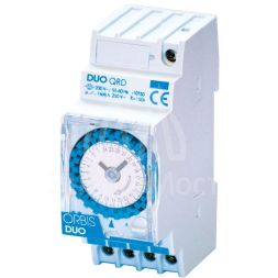 Реле времени модульное суточное DUO QRD шаг 30мин с рез. ORBIS OB292032