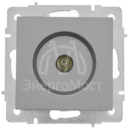 Розетка телевизионная оконечная TV 1-м СП Vesna механизм платина LEZARD 742-3588-130
