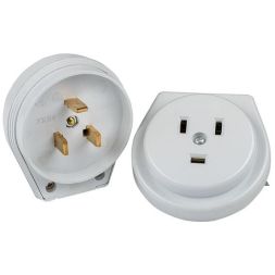 Разъем 1-м СП РШ-ВШ 32А IP20 250В 2P+PE пластик. бел. PROxima EKF AS-250-H-02