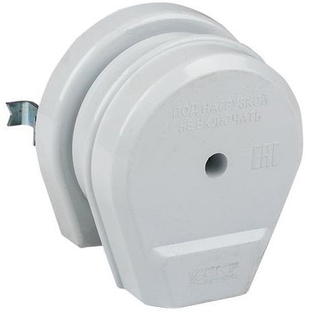 Разъем 1-м СП РШ-ВШ 32А IP20 250В 2P+PE пластик. бел. PROxima EKF AS-250-H-02