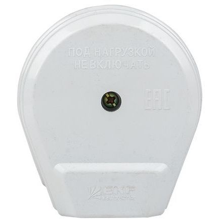 Разъем 1-м СП РШ-ВШ 32А IP20 250В 2P+PE пластик. бел. PROxima EKF AS-250-H-02