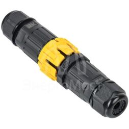 Коннектор кабельный герметичный WTP-204 3 PIN IP68 IEK UWC30-I-020-3-68